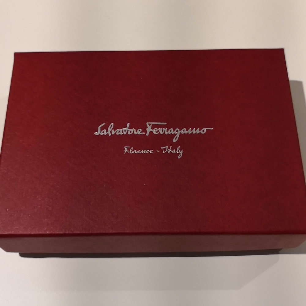 Sold--Salvatore ferragamo card holder box